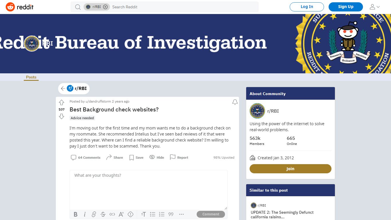 Best Background check websites? : RBI - reddit